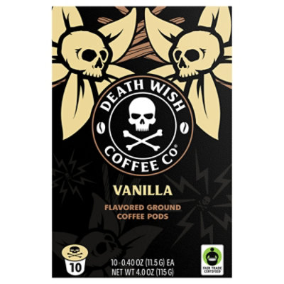 Death Wish Coffee Vanilla - 10 CT - Image 1