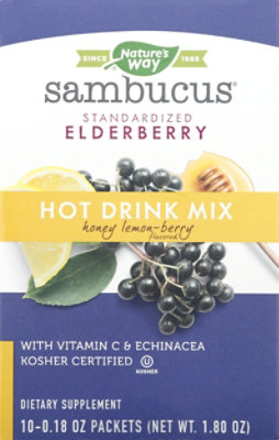 Natures Way Sambucus Hot Drink - 1.8 OZ - Image 2