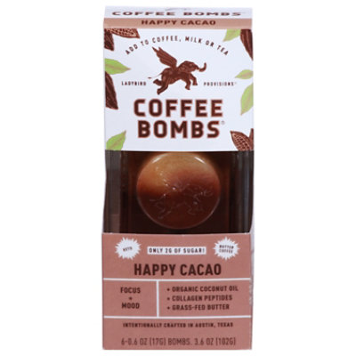Ladybird Provisions  Provisions Happy Cacao Coffee Bombs - 3.6 Oz