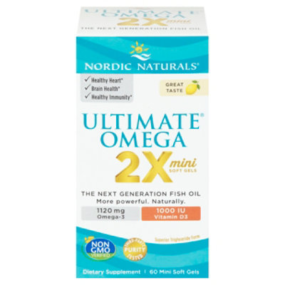 Nordic Ultimate Omega 2x Mini D3 - 60 CT - Image 3