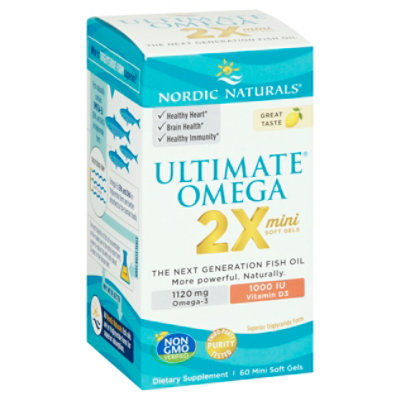 Nordic Ultimate Omega 2x Mini D3 - 60 CT - Image 1