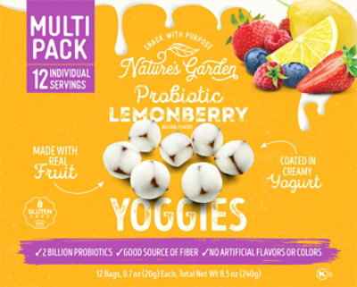 Nature’s Garden Probiotic Lemonberry Yoggies - 8.5 Oz - Image 5