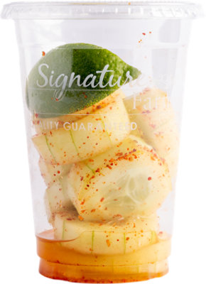 Readymeals Fresh Cut Cucumber Cup W/tajin 8 Oz - 8 OZ - Image 1