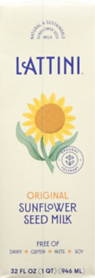 Lattini Original Vegan Sunflower Seed Milk Carton - 32 Oz - Image 6