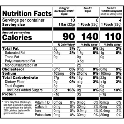 Kellogg's Rice Krispies Treats  All-Day Snacks Variety Pack - 17.6 Oz - Image 8