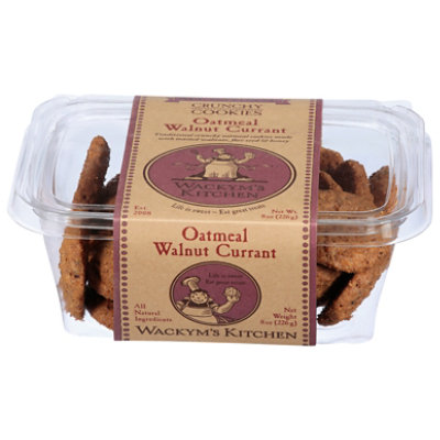 Wackyms Kitchen Oatmeal Walnut Cookies - 8 Oz - Image 1
