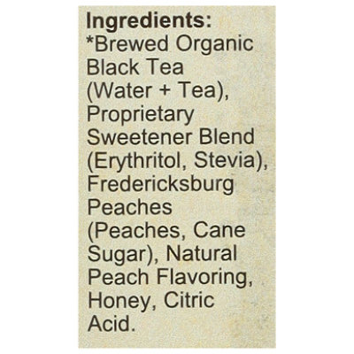 Texas Tea Peach Fredericksburg Tea - 16 Fl. Oz. - Image 5