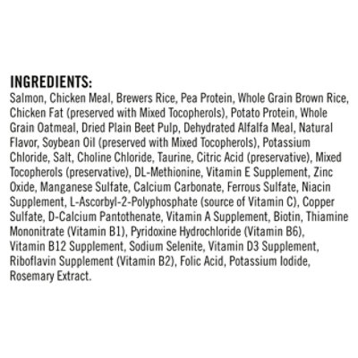 Nutro Clean Wholesome Essentials Salmon And Brown Rice Cad Food Dry - 3 LB - Image 4