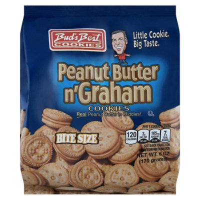Bud's Best Peanut Butter n' Graham Bite Size Cookies - 6 Oz - Image 3