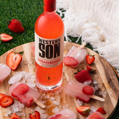 Western Son Strawberry Vodka - 750 ML - Image 3