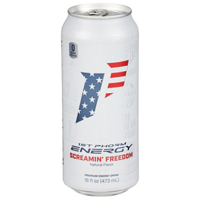 1St Phorm Screamin Freedom Energy Drink - 16 Fl. Oz. - Image 1