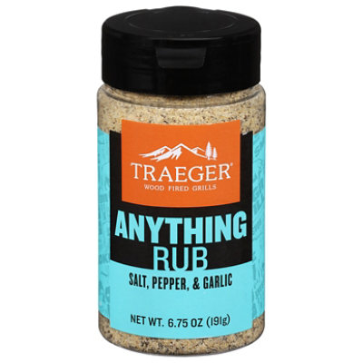 Traeger Anything Rub Salt, Pepper & Garlic Rub - 6.75 Oz - Image 1