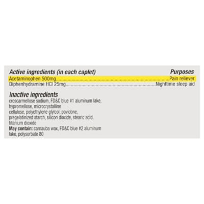 HeathA2Z Extra Strength Pain Relief PM Caplets - 20 Count - Image 4