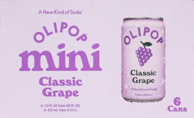 Olipop Mini Grape Soda - 45 OZ - Image 5