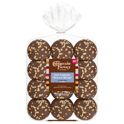 The Cheesecake Factory Our Famous Brown Bread Slider Buns - 12 OZ - Image 1