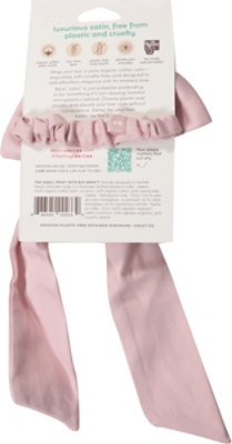 Kooshoo Plastic Free Satin Bow Scrunchie Violet Ice - 1EA - Image 3