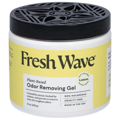 Fresh Wave Plant Based Lemon Oder Removing Gel 2 Count - 15 Oz - Image 1
