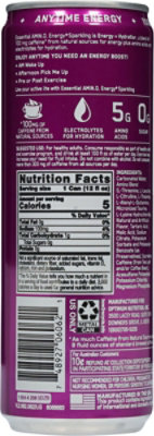 ON Amino Energy Grape Sparkling Hydration Drink - 12 Fl. Oz. - Image 5