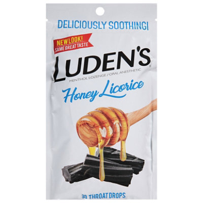 Ludens Throat Drops Menthol Lozenge- Honey Licorice - 30 CT - Image 3