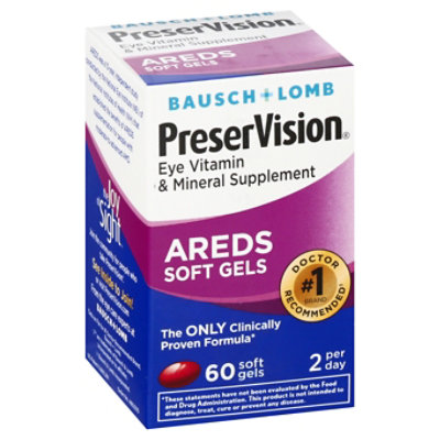 B&l Preservision Areds Softgel - 60 CT - Image 1