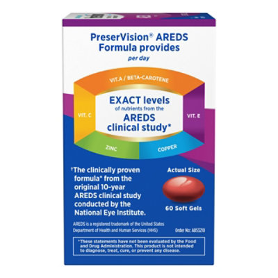 B&l Preservision Areds Softgel - 60 CT - Image 2
