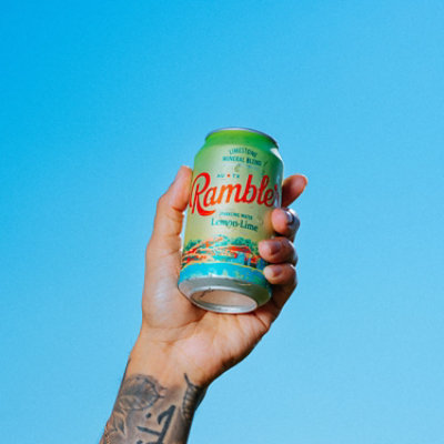 Rambler Lemon Lime Sparkling Mineral Water Pack - 8-12 Fl. Oz. - Image 7