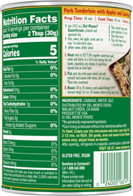 Del Monte Sauerkraut Can - 14.5 Oz - Image 5