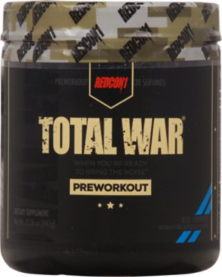 Total War Blue Lemonade Pre Workout Supplement - 15.3 Oz - Image 2