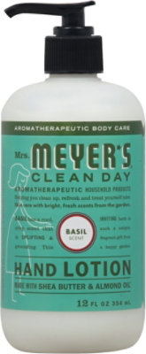 Meyers Basil Hand Lotion - 12 OZ - Image 2