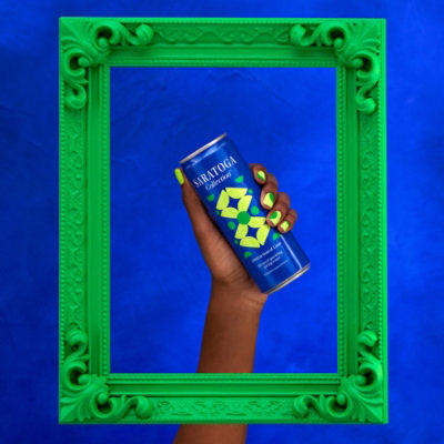 Saratoga Spring Sparkling Water Lime - 6-12 FZ - Image 5