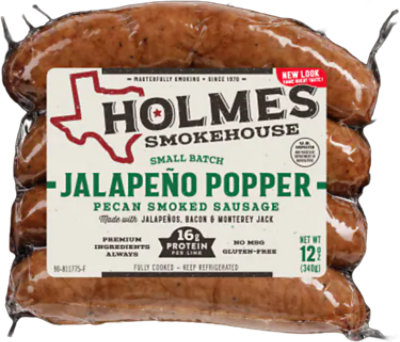 Holmes Links Jalapeno Popper Sausage Links - 12 OZ - Image 1