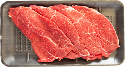 Choice Beef Chuck Shld Crs/rib Steak Thin Valu Pack - LB