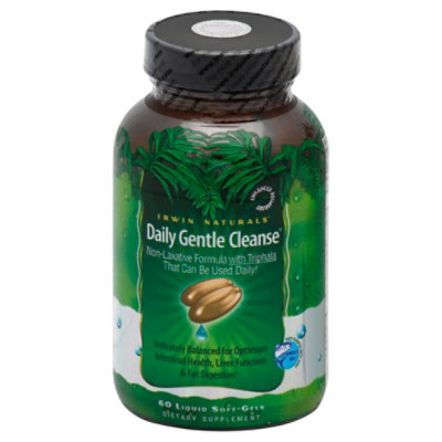 Irwin Naturals Daily Gentle Cleanse - 60 CT - Image 1