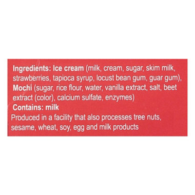 Mochidoki Vegan Strawberry Ice Cream Mochi - 5 Oz - Image 4