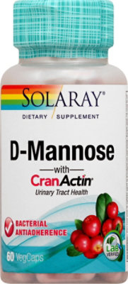 Solaray Dmannose 1000mg Uti - 60 CT - Image 2