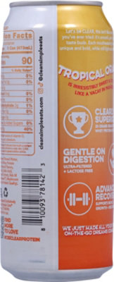 Clean Simple Eats Protein Ready To Drink Tropical Orange - 16 OZ - Image 6