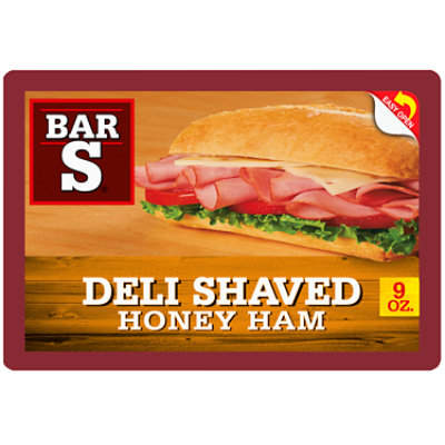 Bar-S Deli Shaved Honey Ham - 9 Oz
