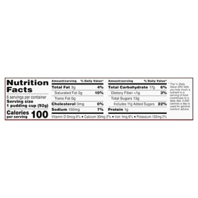 Snack Pack Dove Dark Chocolate Pudding - 19.5 OZ - Image 3