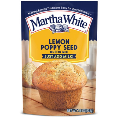 Martha White Lemon Poppy Seed Muffin Mix - 7.6 Oz - Image 1