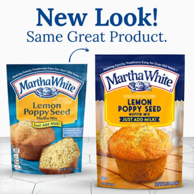 Martha White Lemon Poppy Seed Muffin Mix - 7.6 Oz - Image 2