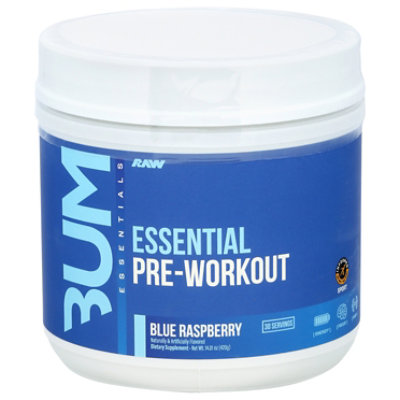 Cbum Essential Pre Wrkt Blue Rspbry - 14.9 OZ - Image 1