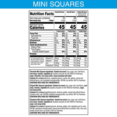 Kellogg's Rice Krispies Treats Variety Pack Mini Squares - 20.2 Oz - Image 2