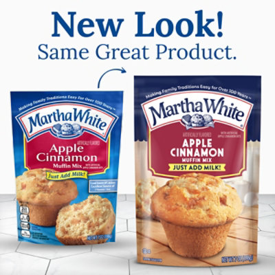 Martha White Apple Cinnamon Muffin Mix - 7 Oz - Image 2