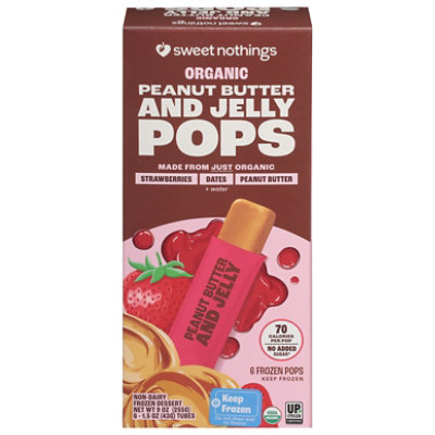 Sweet Nothings Peanut Butter Jelly Pops - 6 Count - Image 1