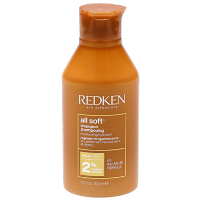 Redken All Soft Shampoo - 10.1 OZ - Image 1