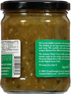 Austin Chile Company Green Hatch Salsa - 16 Oz - Image 6