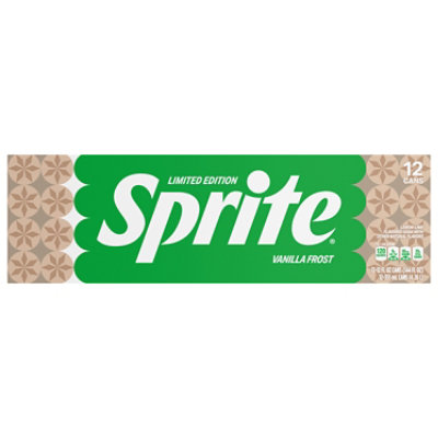 Sprite Vanilla Frost  Soda Can Pack - 12-12 Fl. Oz. - Image 2