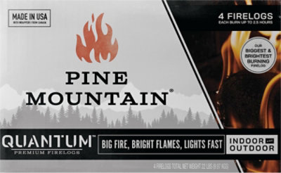 Pine Mountain Quantum Premium Firelogs - 4 Count - Image 4