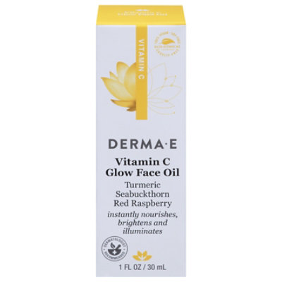 Derma E Vtmn C Glw Face Oil - 1 OZ - Image 1