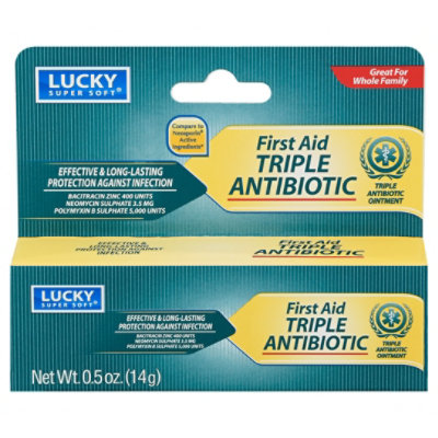 Lucky Super Soft First Aid Triple Antibiotic Ointment - 0.50 Oz - Image 3